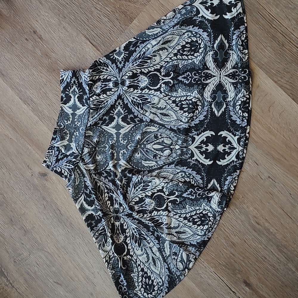 Girls floral swirl skirt